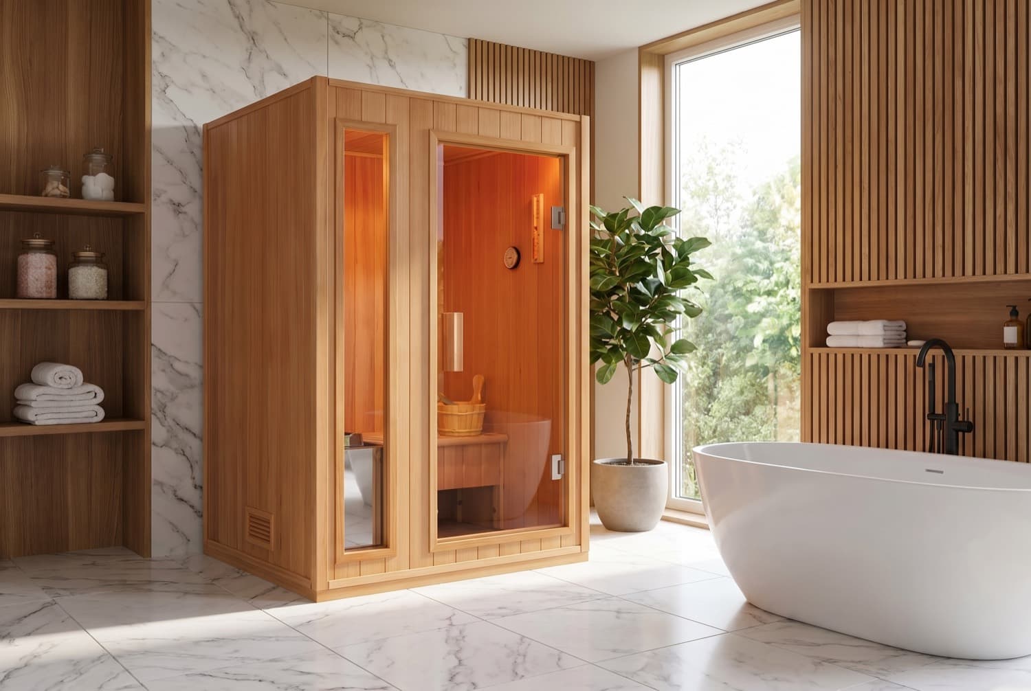 2-Person Indoor Traditional Sauna Harvia Heater