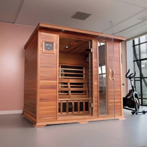 3-Person Indoor Infrared Cedar Sauna