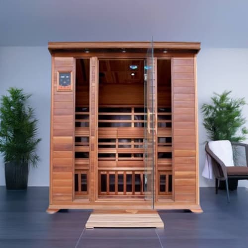 4-Person Indoor Infrared Cedar Sauna